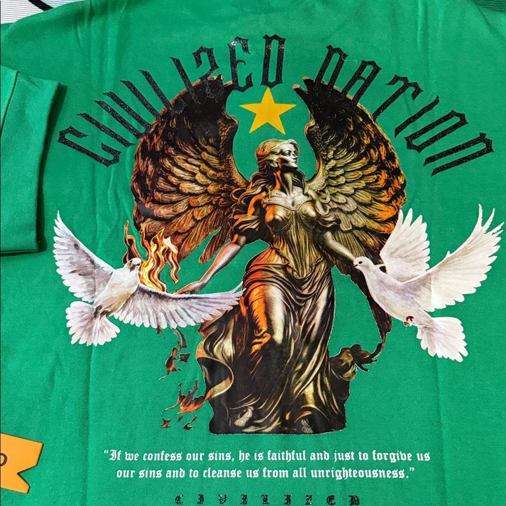 Civilized
Civilized Mens Lowless Oversized Redemption CrewNeck Color Mint - Picture 11 of 14